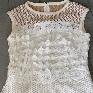 Sale — RALPH LAUREN White Summer Midi Dress, XS